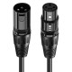 CABLETIME καλώδιο μικροφώνου XLR AV350-11B24, 3-pin, 24AWG, 10m, μαύρο CABLETIME καλώδιο μικροφώνου XLR AV350-11B24, 3-pin, 24AWG, 10m, μαύρο