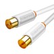 CABLETIME καλώδιο κεραίας CT-AV101-02, 75 Ohm, 2m, λευκό