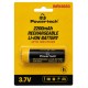 POWERTECH επαναφορτιζόμενη μπαταρία Li-ion INR18650 PT-1614, 2200mAh, 3.7V, button top, 1τμχ
