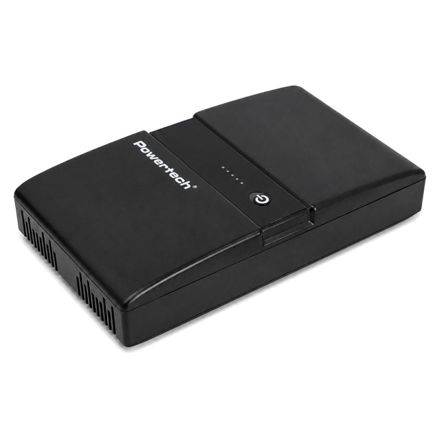 POWERTECH mini DC UPS PT-1634, 36W, 20000mAh, 3x DC, USB/USB-C, PoE/LAN, μαύρο POWERTECH mini DC UPS PT-1634, 36W, 20000mAh, 3x DC, USB/USB-C, PoE/LAN, μαύρο