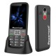 POWERTECH κινητό τηλέφωνο Sentry 3.36, 3.36", dual SIM, πλήκτρο SOS, μαύρο