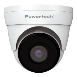 POWERTECH υβριδική κάμερα CCTV PT-1587 με μικρόφωνο & υπέρυθρα, 5MP, 2.8mm, IP66