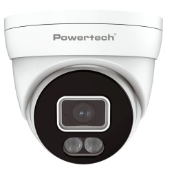 POWERTECH υβριδική κάμερα CCTV PT-1584 με μικρόφωνο & Full Color λειτουργία, 5MP, 2.8mm, IP67