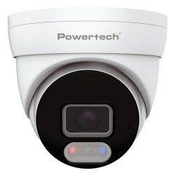 POWERTECH IP κάμερα PT-1593 με μικρόφωνο & Full Color λειτουργία, 8MP, 2.8mm, PoE, IP67