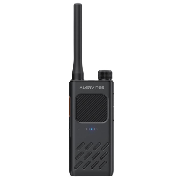 ALERVITES ασύρματος πομποδέκτης AT2, 2W, UHF 400-480MHz, Bluetooth, γκρι
