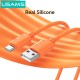 USAMS καλώδιο USB-C σε USB SJ786, σιλικόνης, 3A, 480Mbps, 1m, λευκό