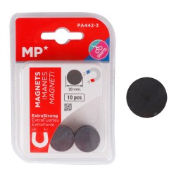 MP σετ μαγνήτες PA442-3, στρογγυλοί, 20mm, ανθρακί, 10τμχ MP σετ μαγνήτες PA442-3, στρογγυλοί, 20mm, ανθρακί, 10τμχ