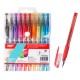 MP σετ στυλό διαρκείας ballpoint PE105O με glitter, 0.9mm, διάφορα χρώματα, 10τμχ MP σετ στυλό διαρκείας ballpoint PE105O με glitter, 0.9mm, διάφορα χρώματα, 10τμχ