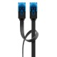 GOOBAY καλώδιο δικτύου 96378, CAT 6A U/UTP, flat, 500MHz, Copper, 15m, μαύρο
