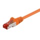 GOOBAY καλώδιο δικτύου 95582, CAT 6 S/FTP, copper, 250MHz, 1.5m, πορτοκαλί