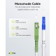 GOOBAY καλώδιο οπτικής ίνας SC-APC σε LC-UPC 59611, Singlemode OS2, 5m, λευκό GOOBAY καλώδιο οπτικής ίνας SC-APC σε LC-UPC 59611, Singlemode OS2, 5m, λευκό