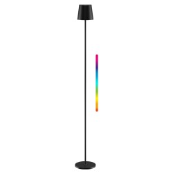 GOOBAY επιτραπέζιο φωτιστικό 76573, RGBW, dimmable, επαναφορτιζόμενο, έως 122.3cm ύψος, μαύρο