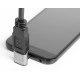DELOCK αντάπτορας USB-C σε USB 67425, γωνιακός, 10Gbps, 60W, γκρι
