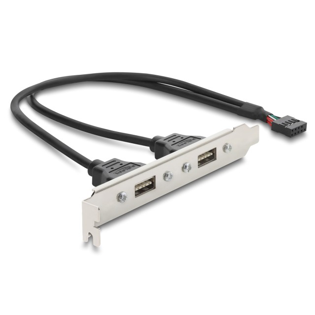 DELOCK κάρτα επέκτασης USB 9pin σε 2x USB 2.0 91800, 480Mbps DELOCK κάρτα επέκτασης USB 9pin σε 2x USB 2.0 91800, 480Mbps