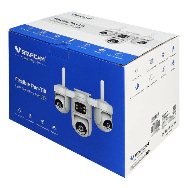 VSTARCAM smart κάμερα CS623FR, four-lens, 2MP, WiFi, PTZ, SD, IP66 VSTARCAM smart κάμερα CS623FR, four-lens, 2MP, WiFi, PTZ, SD, IP66