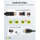 GOOBAY καλώδιο DisplayPort σε HDMI 80525, 8K/60Hz, 48 Gbps, 2m, μαύρο GOOBAY καλώδιο DisplayPort σε HDMI 80525, 8K/60Hz, 48 Gbps, 2m, μαύρο