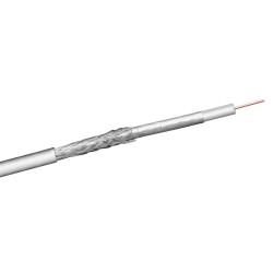 GOOBAY καλώδιο κεραίας 27528, 100dB, 75Ω, CCS, 100m, λευκό