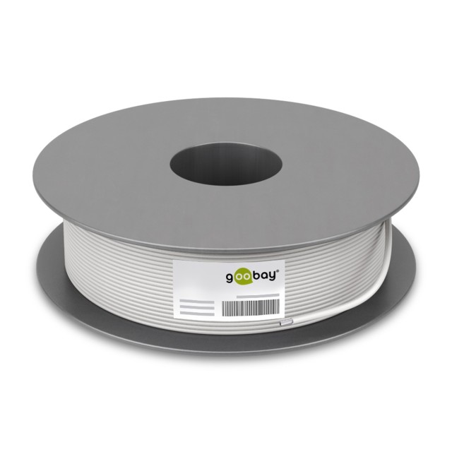 GOOBAY καλώδιο κεραίας 27528, 100dB, 75Ω, CCS, 100m, λευκό