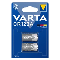 VARTA μπαταρία λιθίου CR123A, 3V, 2τμχ