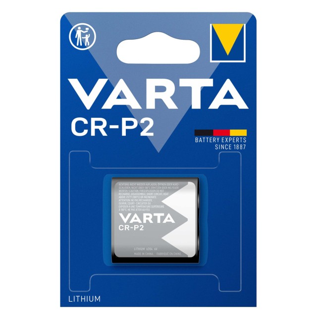 VARTA μπαταρία λιθίου, CR-P2, 6V, 1τμχ