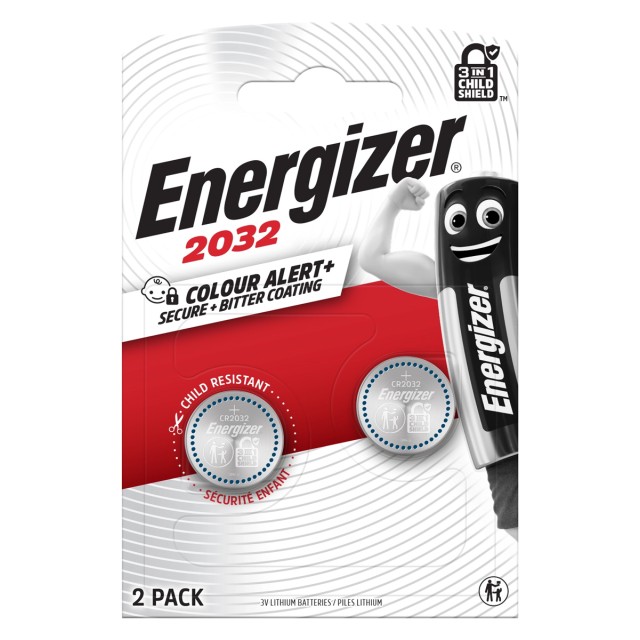 ENERGIZER μπαταρία λιθίου, CR2032, 3V, 2τμχ