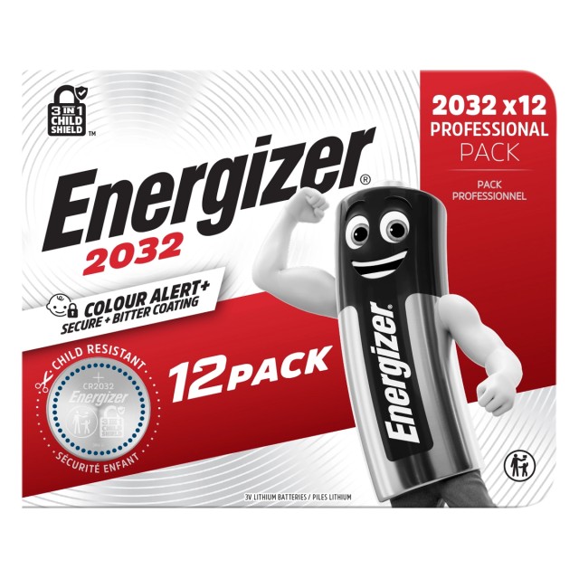 ENERGIZER μπαταρία λιθίου, CR2032, 3V, 12τμχ