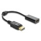 DELOCK αντάπτορας DisplayPort σε HDMI 63006, 4K/60Hz, active, μαύρος