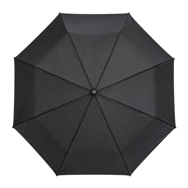 BRUNO ομπρέλα βροχής BRN-0322, σπαστή, αυτόματη, Φ98cm, αντιανεμική, με θήκη, μαύρη