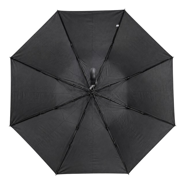 BRUNO ομπρέλα βροχής BRN-0325, σπαστή, αυτόματη, Φ104cm, αντιανεμική, με θήκη, μαύρη