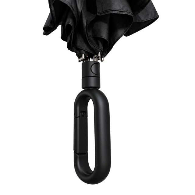 BRUNO ομπρέλα βροχής BRN-0325, σπαστή, αυτόματη, Φ104cm, αντιανεμική, με θήκη, μαύρη