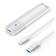 ORICO θήκη για M.2 SATA SSD PWM2, 5Gbps, tool free, λευκή