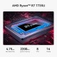 BEELINK mini PC SER5 Max, AMD Ryzen R7 7735U, 24GB, 500GB M.2, Windows 11 Pro