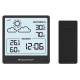 POWERTECH ψηφιακός μετεωρολογικός σταθμός PT-1657 με ασύρματο εξωτερικό αισθητήρα, μαύρος