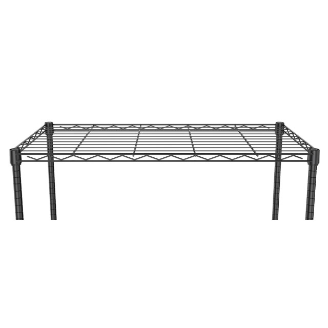 HOME USE μεταλλική ραφιέρα HUH-0270 με 5 ράφια, 90x35x175cm, μαύρη