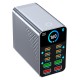 POWERTECH σταθμός φόρτισης PT-1687, 4x USB & 6x USB-C, GaN, 165W, γκρι