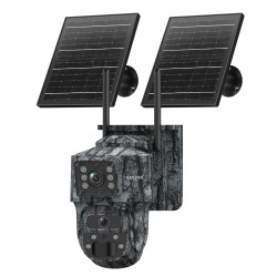 SECTEC smart ηλιακή κάμερα κυνηγού ST-537-6MAOV-4G-EU-G, dual lens, 3MP, 4G, SD, PTZ, IP66