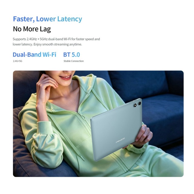 TECLAST tablet P35, 10.1", 3/32GB, Android 16, 6000mAh, μπλε TECLAST tablet P35, 10.1", 3/32GB, Android 16, 6000mAh, μπλε
