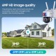 SECTEC smart ηλιακή κάμερα ST-538-6M-4G-EU-20W, dual lens, 3MP, 4G, SD, PTZ, IP65