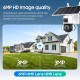 SECTEC smart ηλιακή κάμερα ST-538-6MAOV, dual lens, 3MP, WiFi, SD, PTZ, IP66