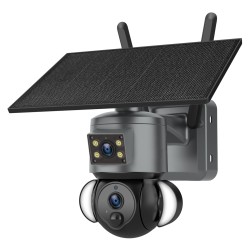 SECTEC smart ηλιακή κάμερα ST-538-6MAOV-4G-EU, dual lens, 3MP, 4G, SD, PTZ, IP66