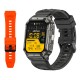ULEFONE smartwatch Armor Watch Ultra, 2x λουράκια, heart rate, 1.93" AMOLED, GPS, MIL-STD-810H, μαύρο ULEFONE smartwatch Armor Watch Ultra, 2x λουράκια, heart rate, 1.93" AMOLED, GPS, MIL-STD-810H, μαύρο