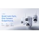 VSTARCAM smart ηλιακή κάμερα AG623FR, four-lens, 3MP, 4G, SD, PTZ, IP66, μαύρη