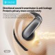 CELEBRAT earphones με θήκη φόρτισης W84, OWS, 13mm, 30/300mAh, μαύρα