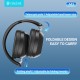 CELEBRAT headphones A43, ασύρματα & ενσύρματα, 40mm, 300mAh, μαύρα