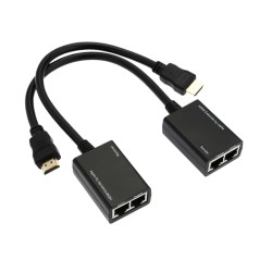 POWERTECH HDMI video extender CAB-H078 μέσω καλωδίου RJ45, 1080p, 30m