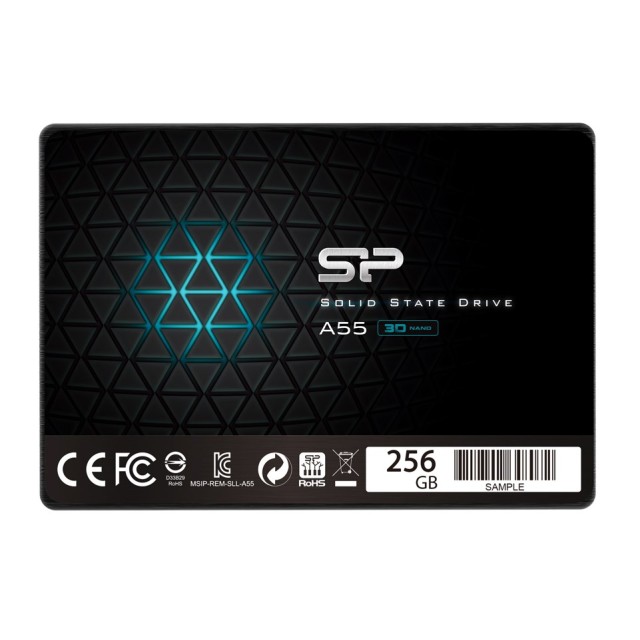 SILICON POWER SSD A55 256GB, 2.5", SATA III, 460-450MB/s, 7mm