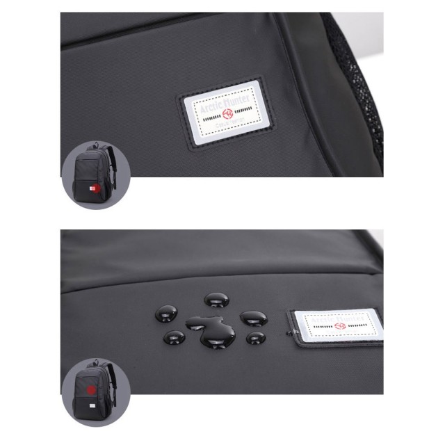 ARCTIC HUNTER τσάντα πλάτης 20005 με θήκη laptop 15.6", 26L, μαύρη