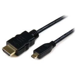 POWERTECH καλώδιο micro HDMI σε HDMI CAB-H007 με Ethernet, 1.5m, μαύρο