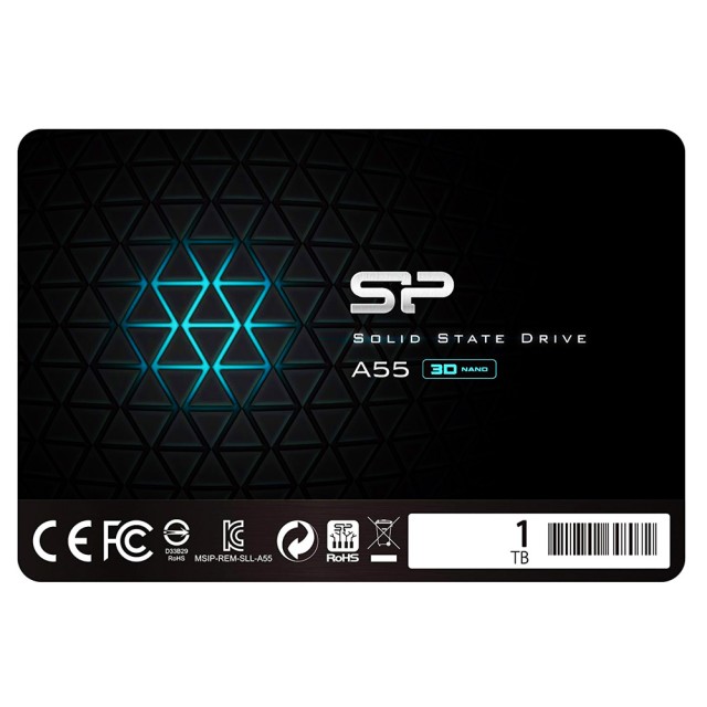 SILICON POWER SSD A55 1TB, 2.5", SATA III, 500-450MB/s, 7mm