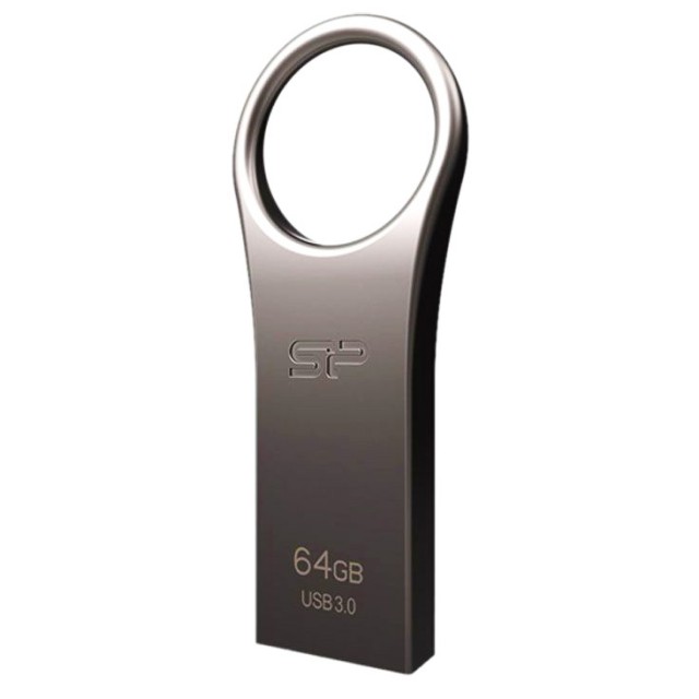 SILICON POWER USB Flash Drive Jewel 80, 64GB, USB 3.2, ασημί